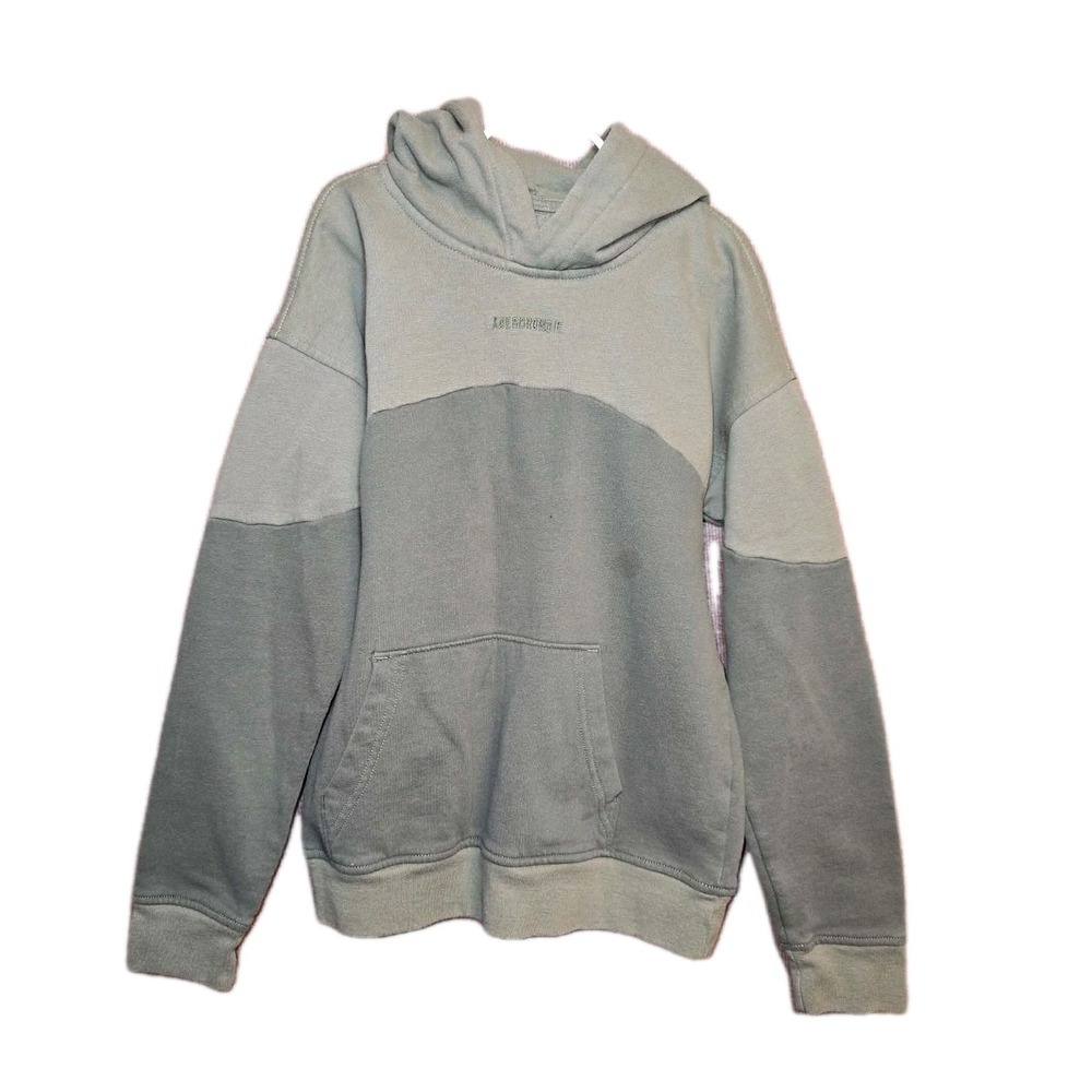 Abercrombie‎ Kids Colorblock Hoodie Pullover Relaxed Fit EUC Youth 11/12 🧥